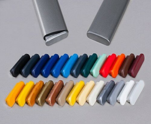Endkappe Kunststoff Flachhandlauf F408-018 Perlwei&szlig;