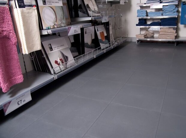 Klickfliesen 7 mm Recycling PVC BoHit schwarz
