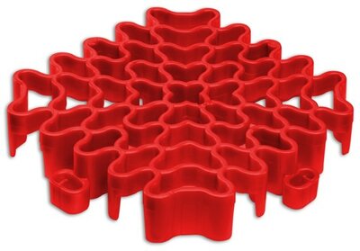 Dehnungsprofil Kreuzstück für 18 mm Klickfliesen Dehnungsprofil Kreuzstück für 18 mm Klickfliesen