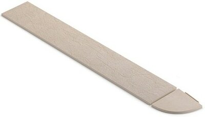 Abschlußkante mit Eckteil für 8 mm BoPiedra Klickfliesen Abschlußkante mit Eckteil für 8 mm BoPiedra Klickfliesen