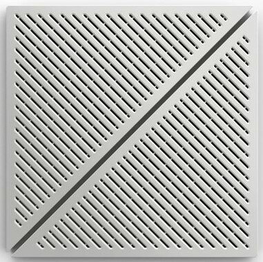 Kunststoff Klickfliese, dreieckig, offene Struktur, flache Rippen, BoTrio Hellgrau Kunststoff Klickfliese, dreieckig, offene Struktur, flache Rippen, BoTrio Hellgrau