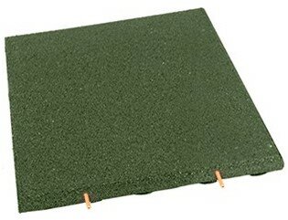 Gummifliese 500x500x25 mm Grün Gummifliese 500x500x25 mm Grün